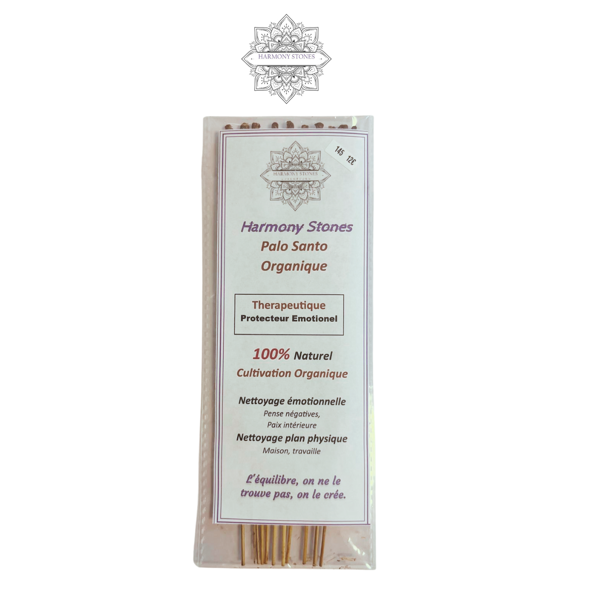 Encens naturel chamanique Organique Palo Santo
