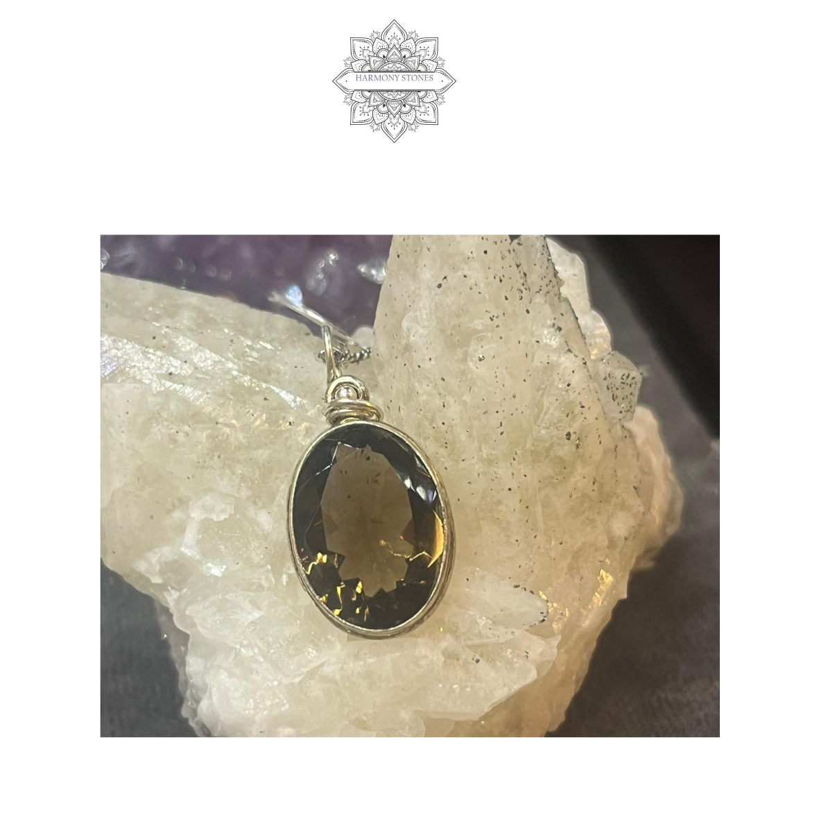 Pendentif Quartz Fume