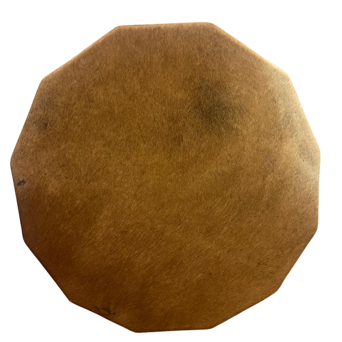 Tambour chamanique de 40 cm x 40 cm en peau de cheval