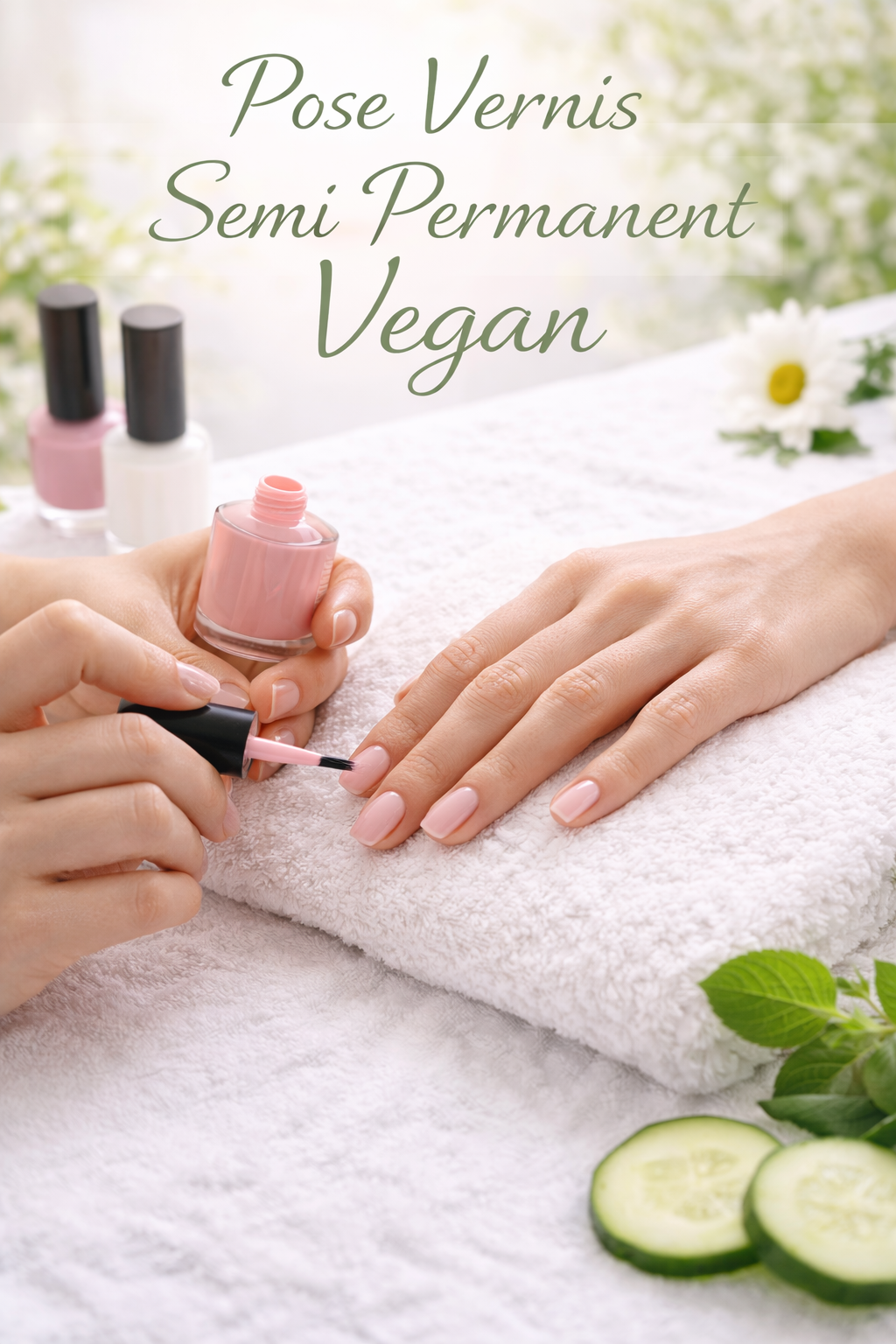 Pose vernis semi permanent ou vegan