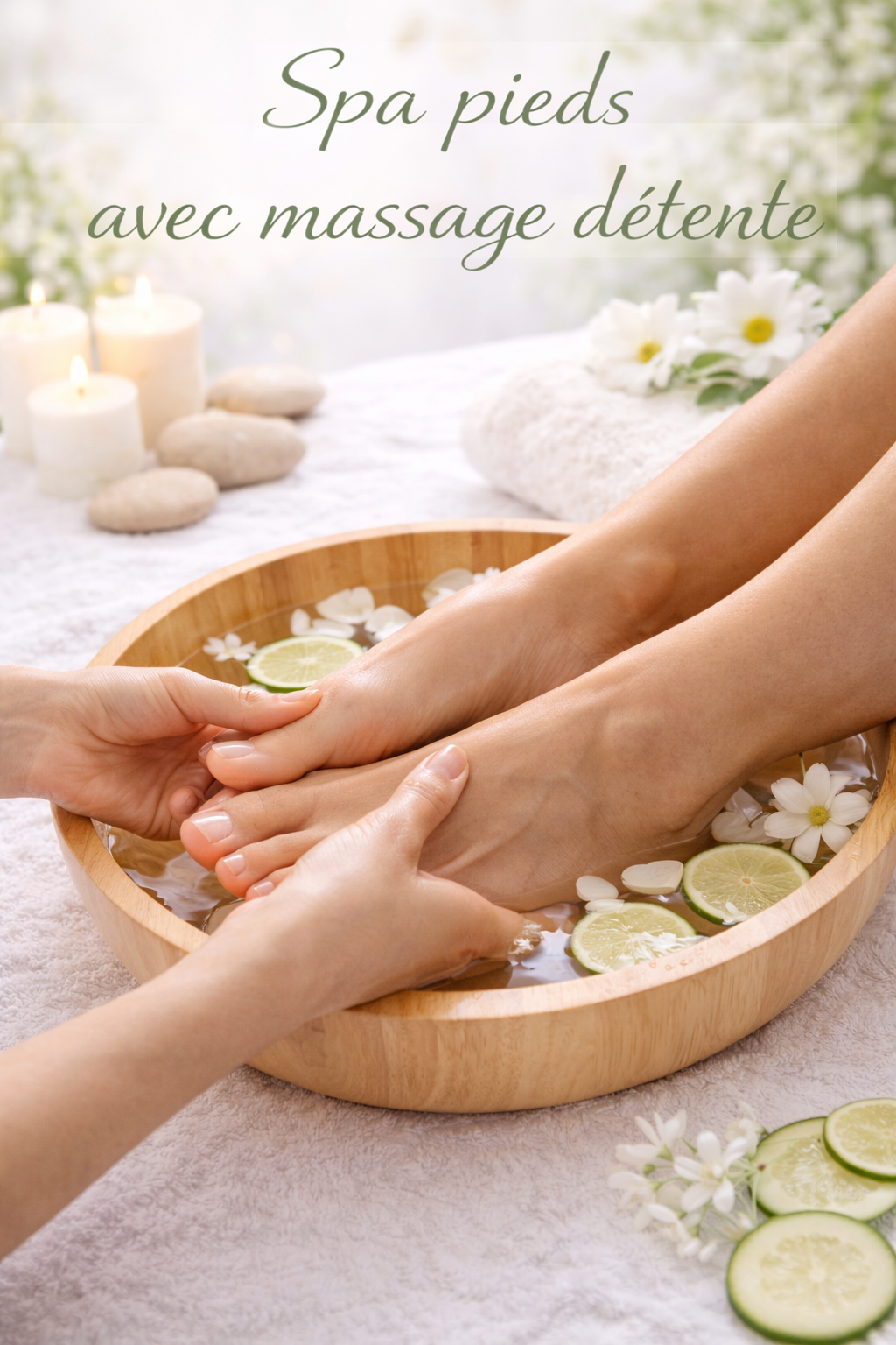 Spa pieds avec massage détente